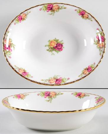 Old Country Roses 7" Oval Vegetable Bowl