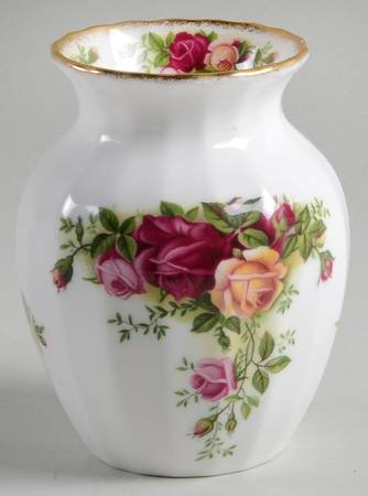 Old Country Roses 4" Vase