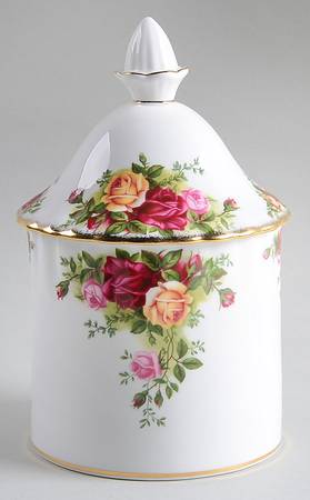 Old Country Roses Small Storage Jar & Lid