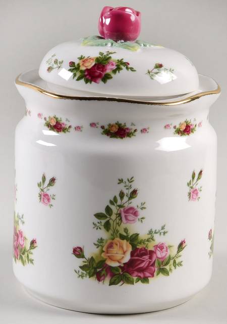 Old Country Roses Large Canister & Lid