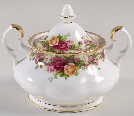 Old Country Roses Sugar Bowl & Lid
