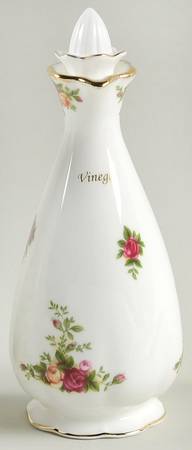 Old Country Roses Vinegar Cruet and Stopper by Royal Albert
