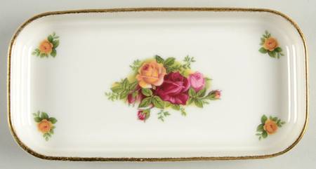 Old Country Roses 7" Rectangular Tray