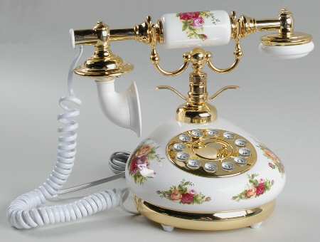 Old Country Roses U.S. Plug Telelphone by Royal Albert