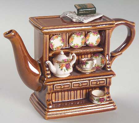 Old Country Roses Mini Figural Teapot & Lid by Royal Albert