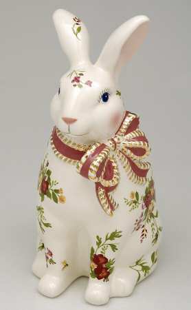 Old Country Roses Large Rabbit Figurine