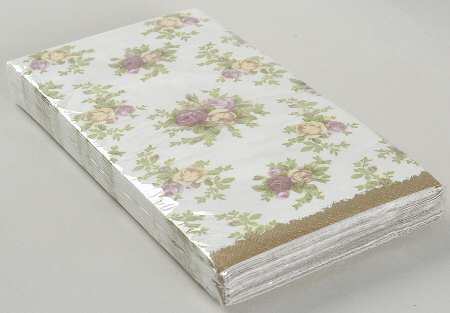 Old Country Roses Package of Paper Dinner Napkins