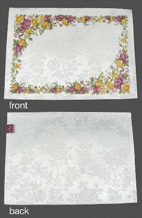 Old Country Roses Reversible Cloth Placemat