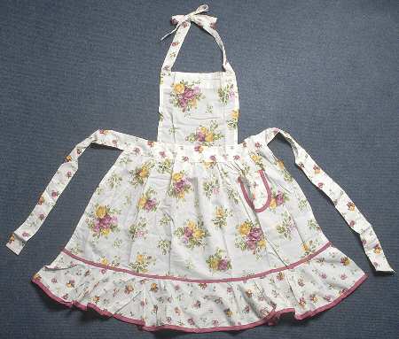 Old Country Roses Cloth Kitchen Apron