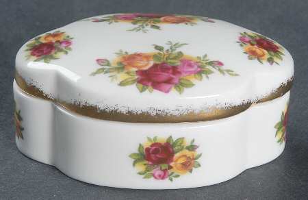 Old Country Roses Trinket Box with Lid by Royal Albert