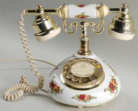 Old Country Roses U.S. Plug Telephone
