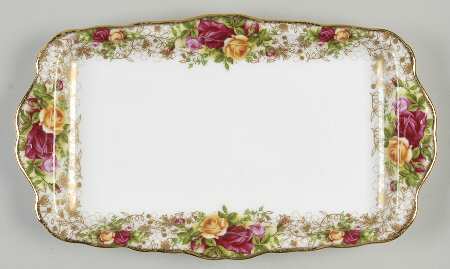 Old Country Roses 11" Sandwich Tray