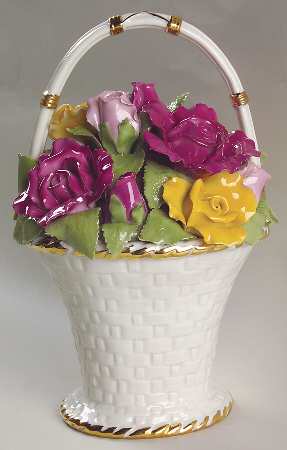 Old Country Roses Gardener's Musical Basket