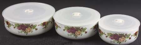 Old Country Roses Ceramic Storage Bowl (Set of 3)