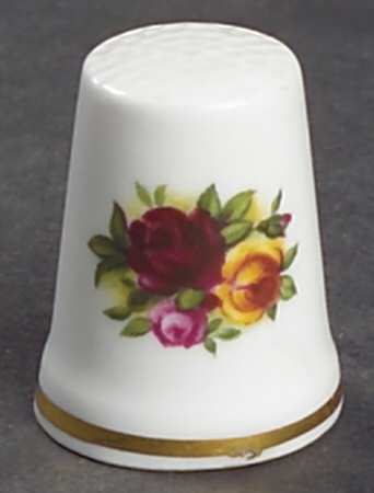 Old Country Roses Thimble by Royal Albert