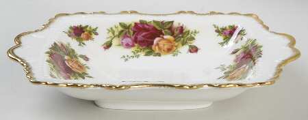 Old Country Roses 8" Rectangular Sweet Meat