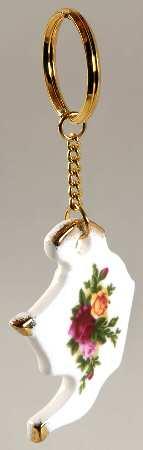 Old Country Roses Key Ring