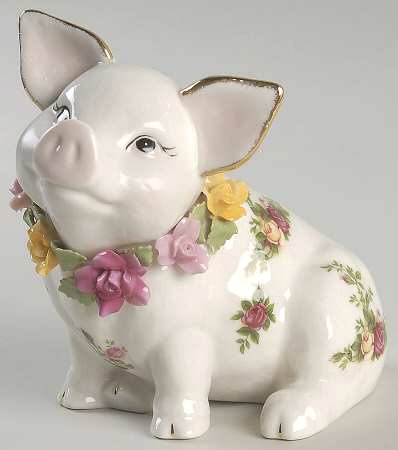 Old Country Roses Piggy Bank by Royal Albert