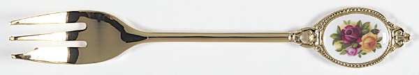 Old Country Roses Individual Solid Cake Fork by Royal Albert