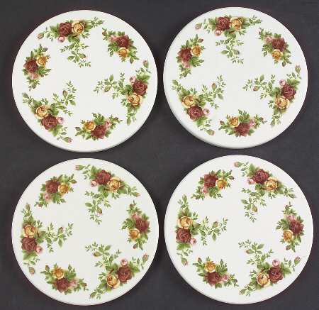 Old Country Roses Round (Thirsty) Stone Coaster - Set of 4