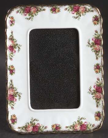 Old Country Roses Frame-Holds 4" X 6" by Royal Albert