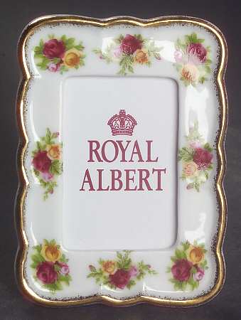 Old Country Roses Rectangular Mini Frame by Royal Albert