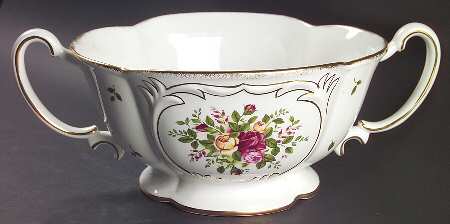 Old Country Roses Handled Grandeur Bowl by Royal Albert