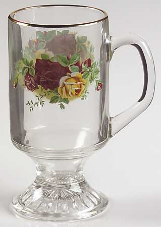 Old Country Roses Glassware Irish Coffee