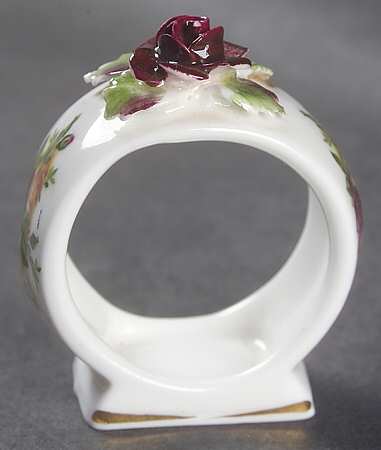 Old Country Roses Sculpted Napkin Ring
