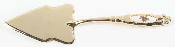 Old Country Roses Pie & Cake Server with Stainless Blade