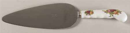 Old Country Roses Pie Server with Stainless Blade