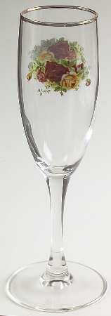 Old Country Roses Glassware Champagne Flute