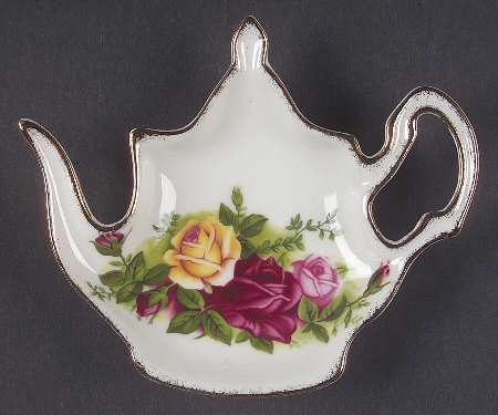 Old Country Roses Tea Bag Holder