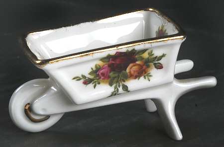 Old Country Roses Miniature Wheelbarrow by Royal Albert