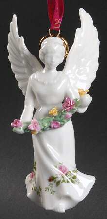 Old Country Roses Angel Ornament