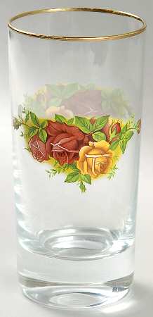 Old Country Roses 8 Oz Glassware Tumbler