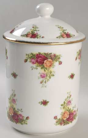 Old Country Roses Cookie Jar & Lid by Royal Albert