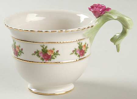 Old Country Roses Footed Floral Cup