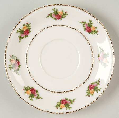 Old Country Roses Saucer for Floral Footed Cup