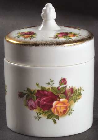 Old Country Roses Candy Jar & Lid