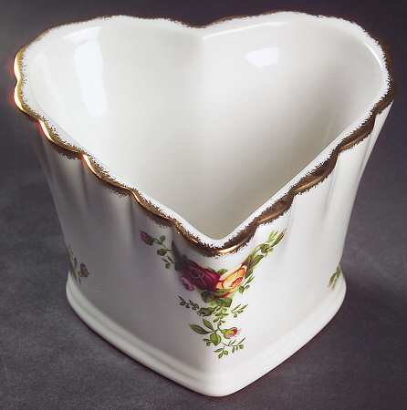 Old Country Roses Heart Votive Candleholder