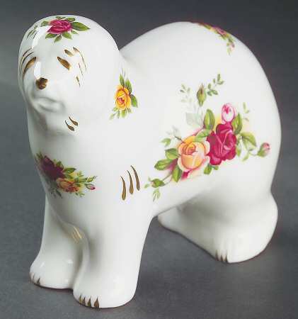 Old Country Roses Dog Figurine by Royal Albert
