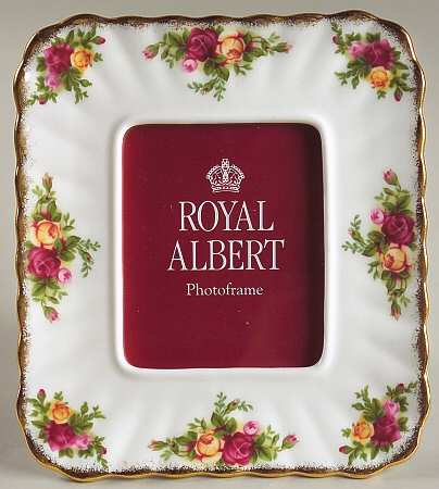 Old Country Roses Frame-Holds 2.5" X 3" by Royal Albert