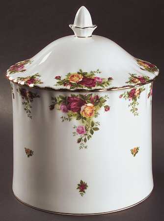 Old Country Roses Biscuit Barrel & Lid