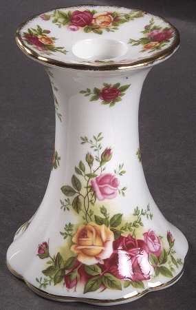 Old Country Roses Small Candlestick by Royal Albert