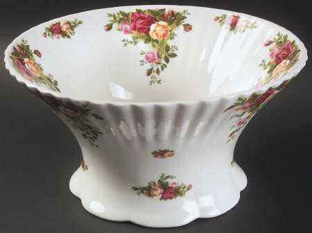 Old Country Roses 9" Round Fluted Bowl by Royal Albert