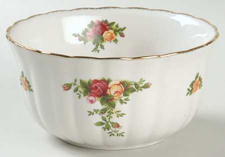 Old Country Roses 5" Fluted Round Bowl