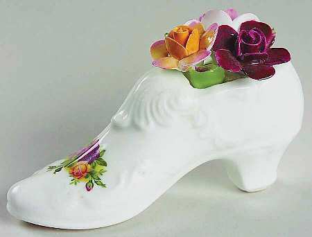 Old Country Roses Floral Shoe by Royal Albert