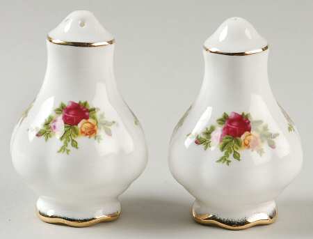 Old Country Roses Salt & Pepper Set by Royal Albert