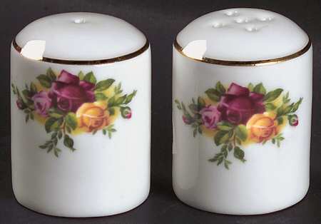 Old Country Roses Individual Salt & Pepper Set